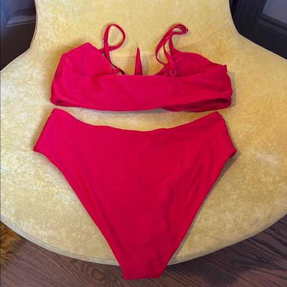 Red Women's Bikini Set - Picture 2 of 2